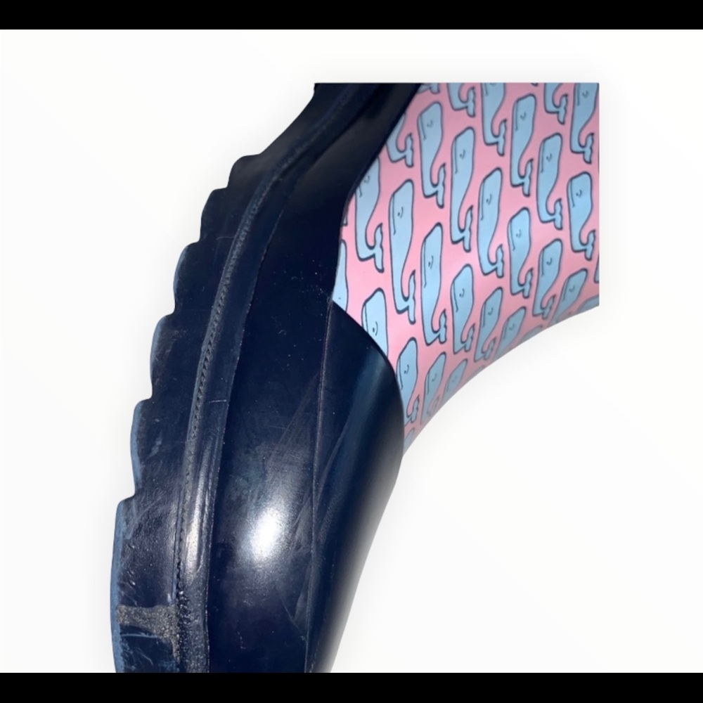 Vineyard Vines Rain Boots Sz 6 - Picture 3 of 4
